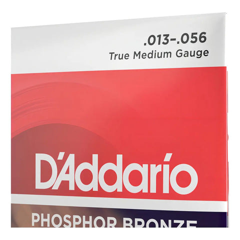 Cuerda De Guitarra D'addario Phosphor Bronze Ej24 0.13 De Acero