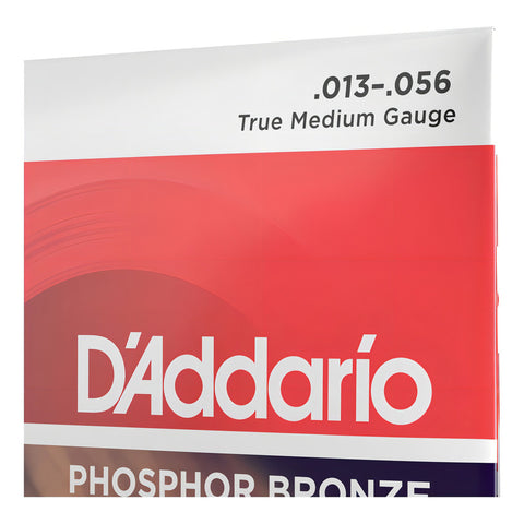 Cuerda De Guitarra D'addario Phosphor Bronze Ej24 0.13 De Acero
