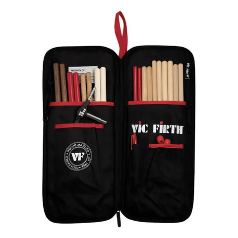 Baquetero Funda Para Baquetas Vic Firth Vxsb0042 Reforzado Negro