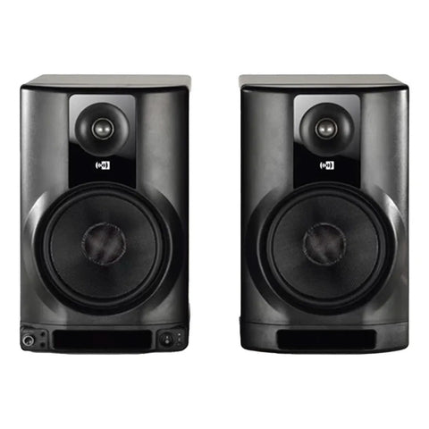 Par De Monitores De Estudio De 6  Bluetooth 5.0 Montarbo M6m Negro