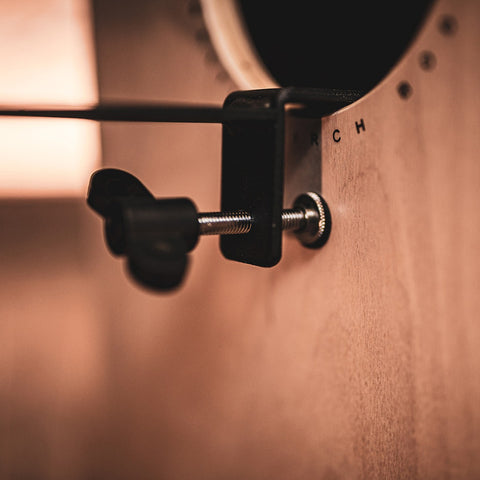 Meinl Mpmcc Abrazadera De Micrófono Para Cajón Peruano Color Negro