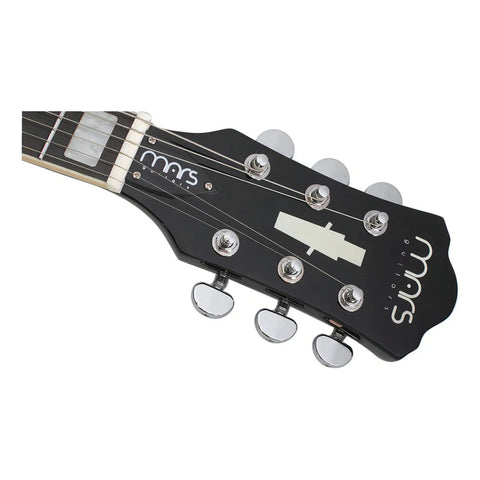 Guitarra Eléctrica 6 Cuerdas Mars Hollowbody 335 Custom Bro Color Marrón Oscuro Material Del Diapasón Caoba Orientación De La Mano Diestro