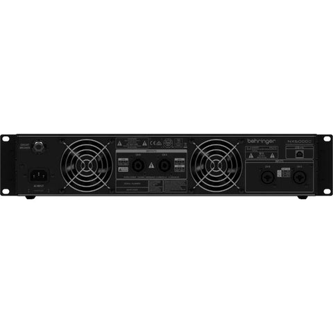 Behringer Nx6000d Amplificador 6000 Watts Potencia Poder Color Negro