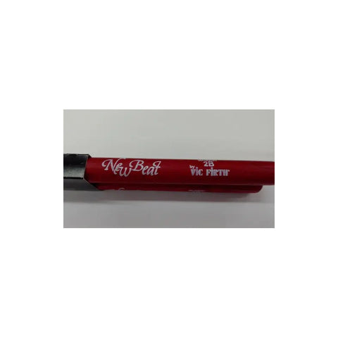 New Beat Nb-2bnr By Vic Firth Baquetas 2b Punta Nylon Rojas Color Rojo