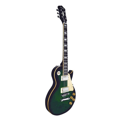 Mars Guitarra Electrica Mod. Lp Standard Green Satin Diestro Green