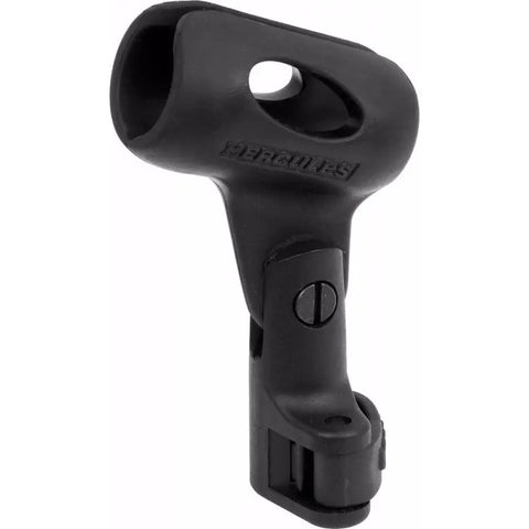 Hércules Mh101b Clip Soporte Para Micrófono Pedestal Atril Color Negro