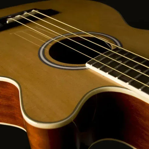 Bajo Electroacústico Washburn Ab5k 4 Cuerdas Caoba Natural Brillante