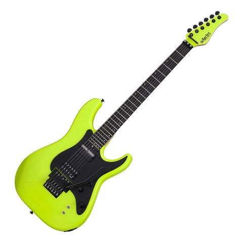 Guitarra Eléctrica Schecter Sun Valley Super Shredder Fr S De Caoba Birch Green Con Diapasón De Ébano