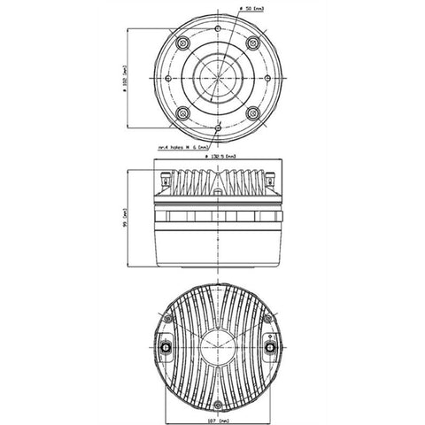 Driver De Compresión De Neodimio Eighteen Sound Nd2060