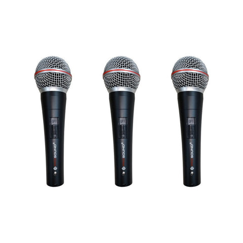 Set De 3 Micrófonos Dinámicos Prosound® Pdm-30