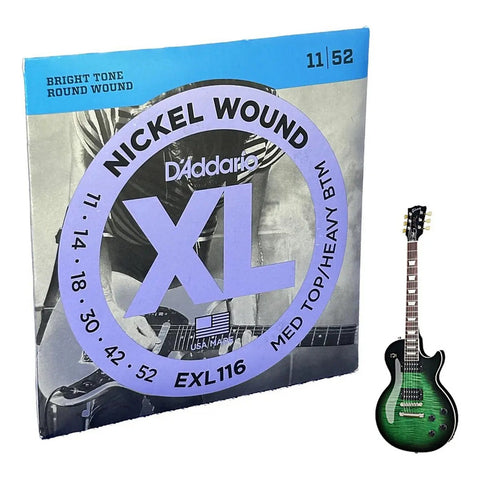 Exl116 Encordadura Guitarra Eléctrica Calibre .011 Daddario