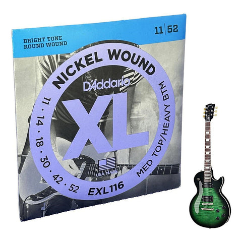 Cuerda De Guitarra D'addario Xl Nickel Wound Exl116 .011