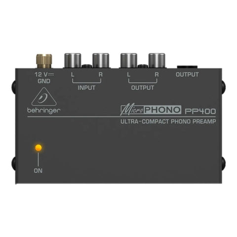 Preamplificador Phono De Señal Phono A Línea Behringer Pp400