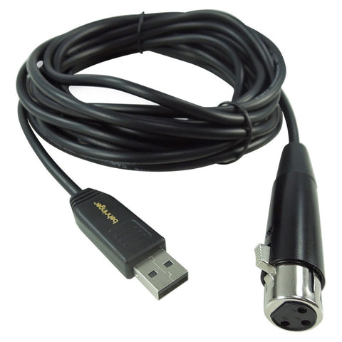 Cable Interfaz De Microfono Xlr A Usb Behringer Mic 2 Usb