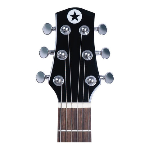 Guitarra De Viaje Blackstar Carry-on-st Jet Black Diestro Negro Laurel