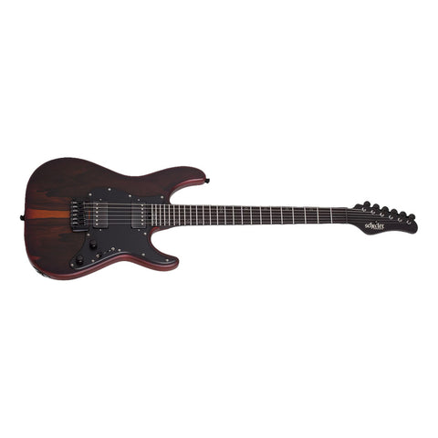 Guitarra Schecter Sun Valley Super Shredder Exotic Ht Zirico Diestro Bordó Ébano