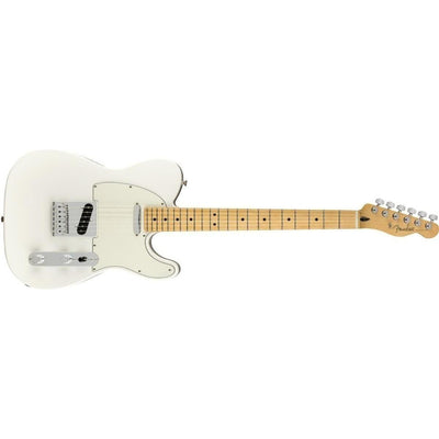 Guitarra Eléctrica Fender Player Telecaster De Aliso White Color Polar White Material Del Diapasón Arce Orientación De La Mano Diestro