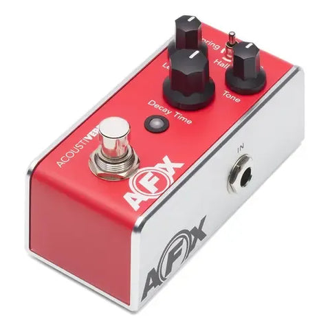 Fishman Pedal Reverb Pro-afx-rv2 Para Guitarra Acústica Rojo
