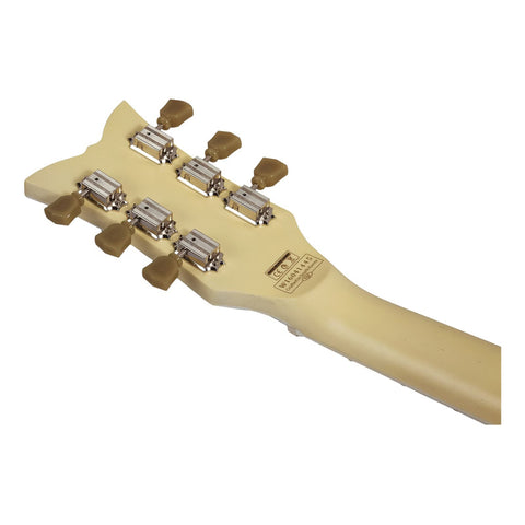Guitarra Eléctrica Schectrer Ultra-iii Ivory Pearl Diestro Dorado Claro Pau Ferro