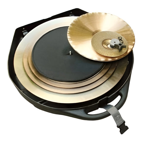 Estuche Rígido Platillos 24 Pulgadas Skb Con Llantas Funda Negra Negro