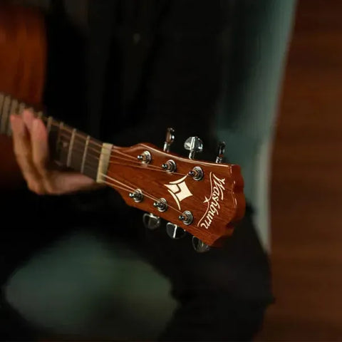Guitarra Acústica Texana Washburn Af5 6 Cuerdas Natural Abeto