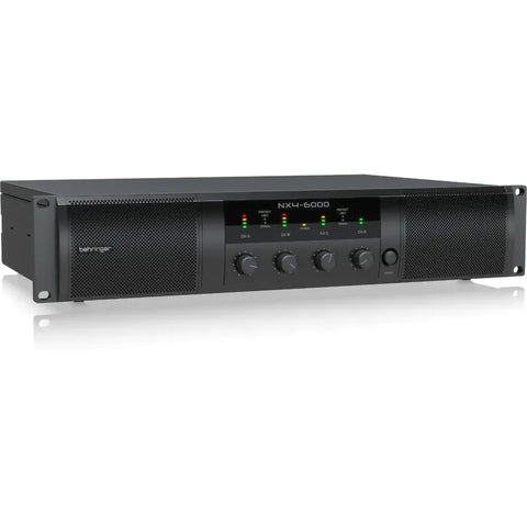 Amplificador Behringer Poder Nx4-6000 De 4 Canales 6000w Jacks Xlr