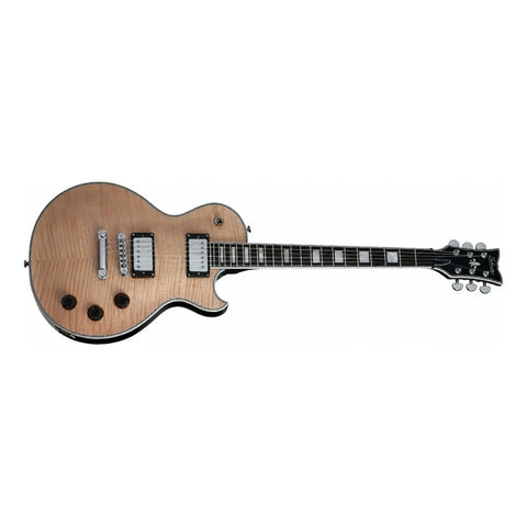 Guitarra Eléctrica Gloss Natural Schecter Solo-ii Custom Diestro Marrón Claro