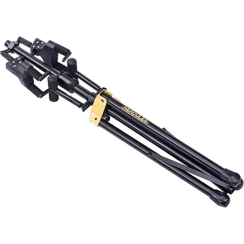 Soporte Doble De Guitarra Auto Grip Hercules Gs422b Plus Negro