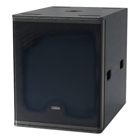 Subwoofer 18 Activo Con Ruedas Audiocenter Ma118 Ii Color Negro