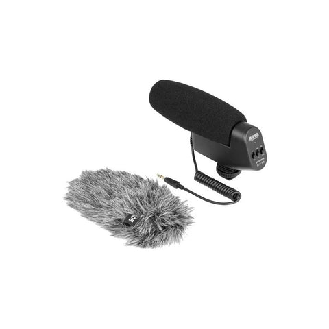 Micrófono Shotgun Condensador Unidireccional Boya By-vm600 Negro
