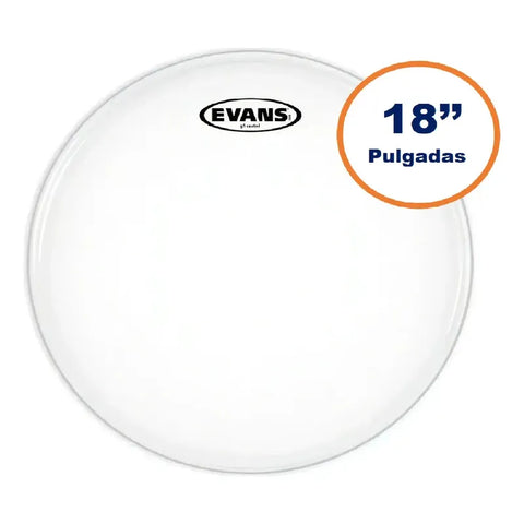 Evans Bd18g1cw Parche Golpe Bombo 18 PuLG G1 Coated 1 Capa