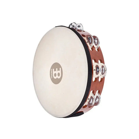 Pandero Parche De Piel Crotalos De Aluminio Meinl Tah2a-ab Café