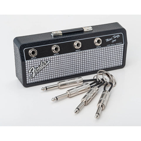 Porta Llaves Original Con Licencia Pluginz Fender Jack Rack Gris