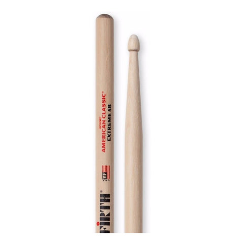Vic Firth X5b Baquetas 5b Punta De Madera Para Batería Color Natural