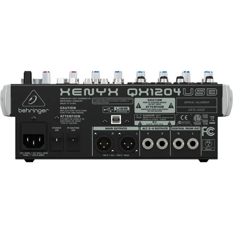 Mezcladora Behringer Xenyx Qx1204usb