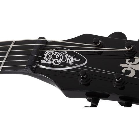 Guitarra Eléctrica Schecter Solo-ii Przym Palladium Diestro Negro Ébano