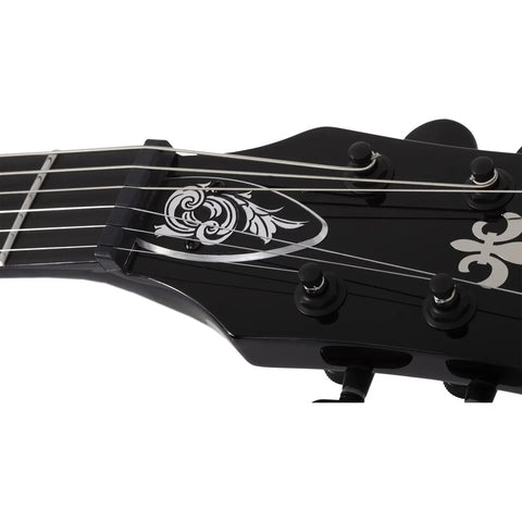 Guitarra Eléctrica Schecter Solo-ii Przym Palladium Diestro Negro Ébano