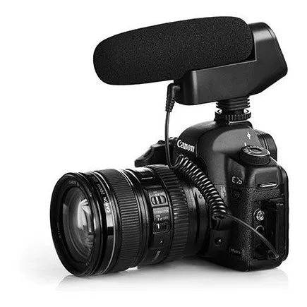 Micrófono Shotgun Condensador Unidireccional Boya By-vm600 Negro