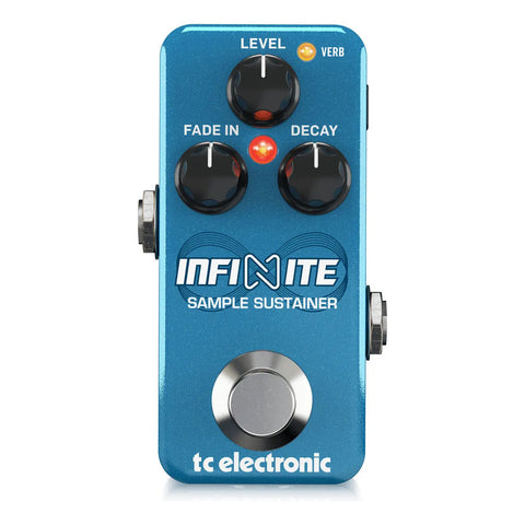 Pedal Sustainer Tc Electronic Infinite Mini Sample Azul Efectos