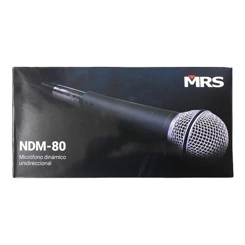 Microfono Dinamico Color Negro Morrison Mrs Ndm-80 Negro