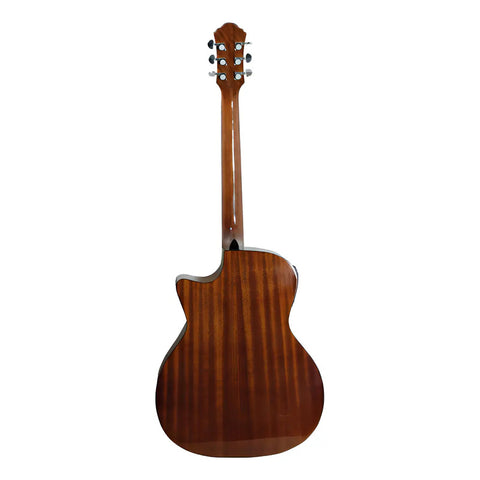 Guitarra Electroacústica Sombreada La Sevillana Ga-320ceq Color Sombreado Transparente