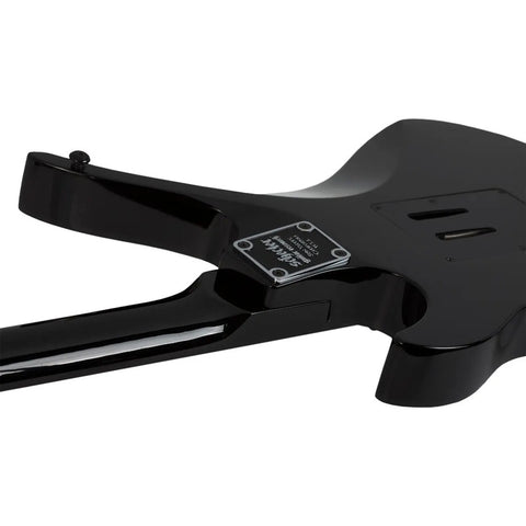 Guitarra Electrica Solida Schecter Synyster Standard Diestro Gloss Black With Silver Pin Stripes Ébano