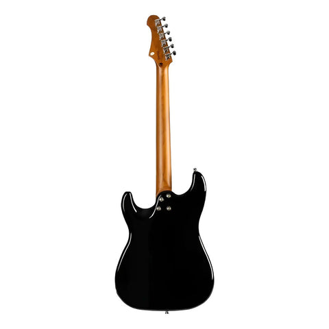 Guitarra Eléctrica Negros Stratocaster 6 Cuerdas Diestro Js-400 Ht Jet Guitars Negro Palo De Rosa