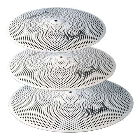 Paquete De Platillos Práctica Bajo Volumen Pearl Brd-s Dorado