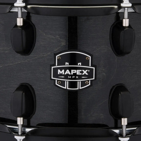 Tarola Mapex Mpx 14x5.5 Transparent Midnight Black Arce/álamo Negro