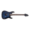 Guitarra Eléctrica See Thru Blue Burst Schecter Omen Elite-6