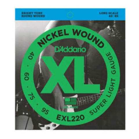Cuerdas Bajo Electrico 4 Daddario Exl220