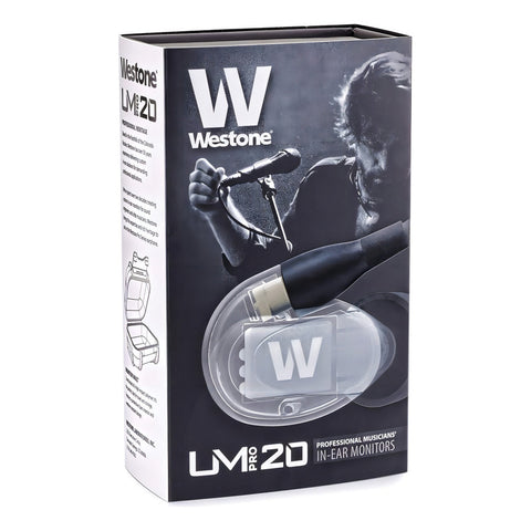 Westone Um Pro20 Audífonos In Ear Monitoreo Personal Color Transparente