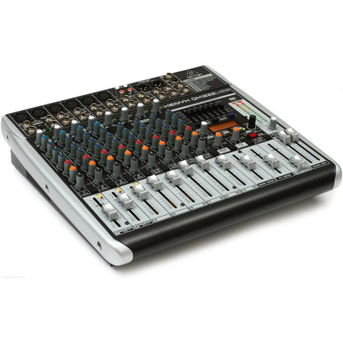 Mezclador De Efectos, 12 Canales, Usb, Behringer Qx1222usb