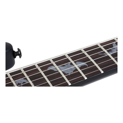 Guitarra Eléctrica Schecter Damien-6 Fr Negro Satinado Color Satin Black Material Del Diapasón Rosewood Orientación De La Mano Diestro